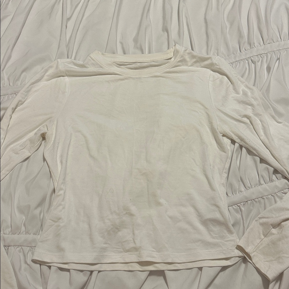 Long Sleeve White Top